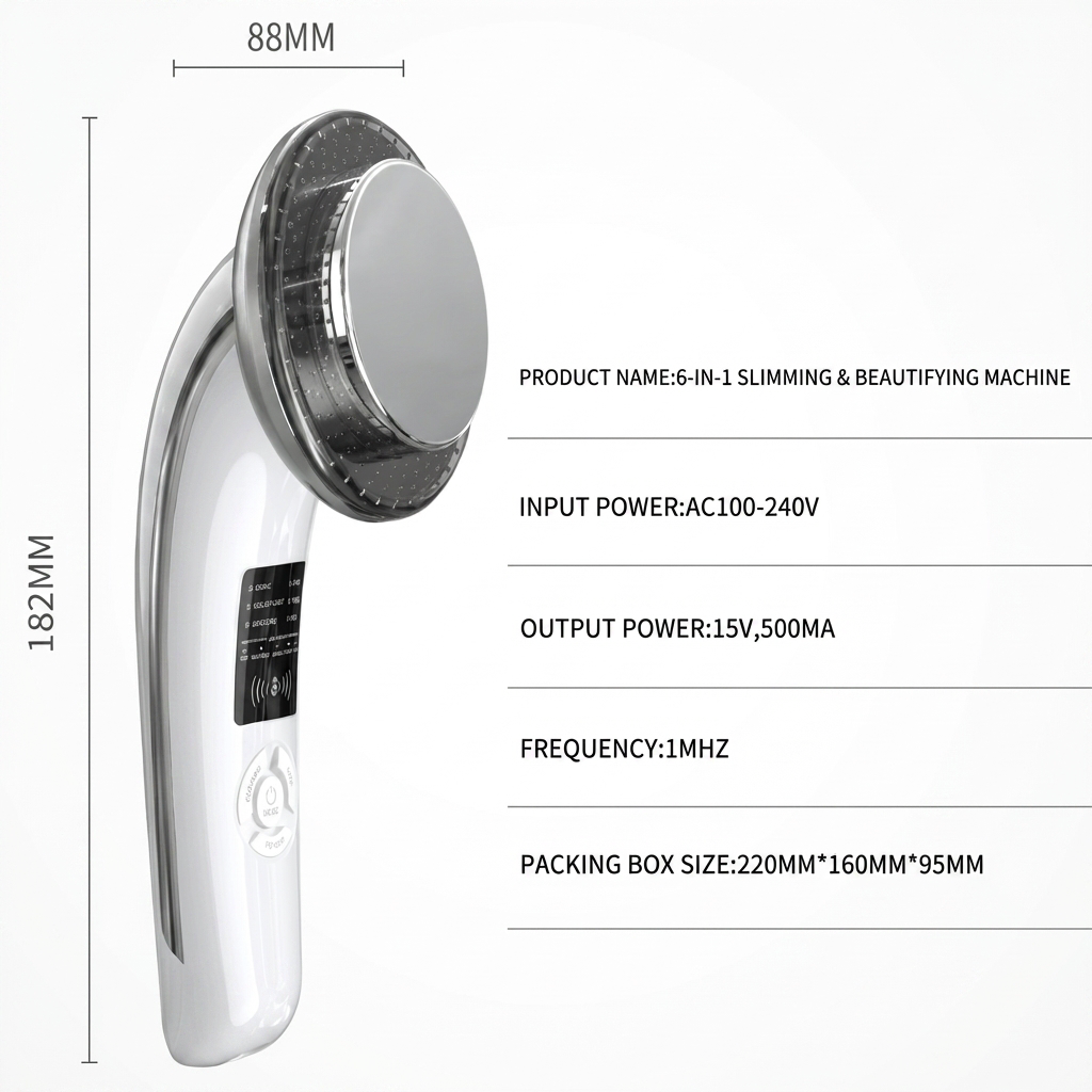 6-in-1 Ultrasonic Body Sculpting and Massage Device