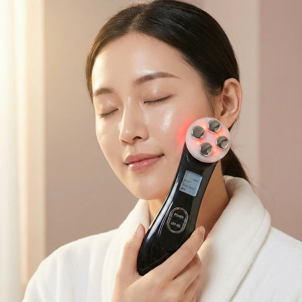 Home RF Beauty Device with LED and Microcurrent