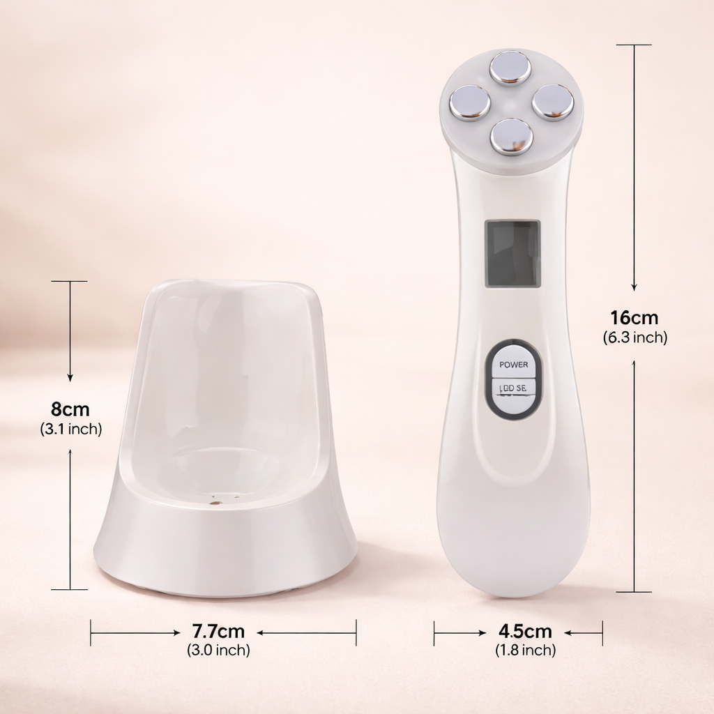 Home RF Beauty Device with LED and Microcurrent