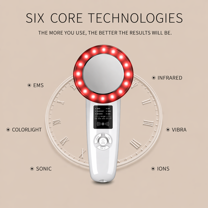 6-in-1 Ultrasonic and Massage Device
