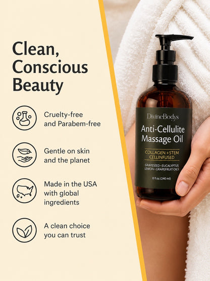 DivineBodys™  Anti-Cellulite Body Oil With Collagen & Stem Cells Infused