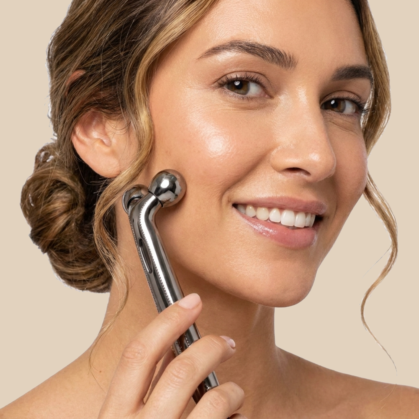 Mini 3D Facial Roller & Eye Massager Device