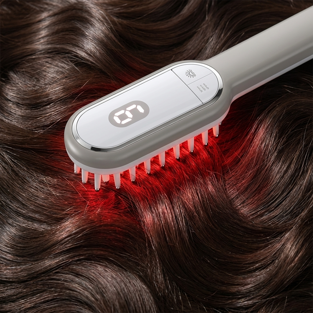Red Light Scalp Comb with Oil Infusion