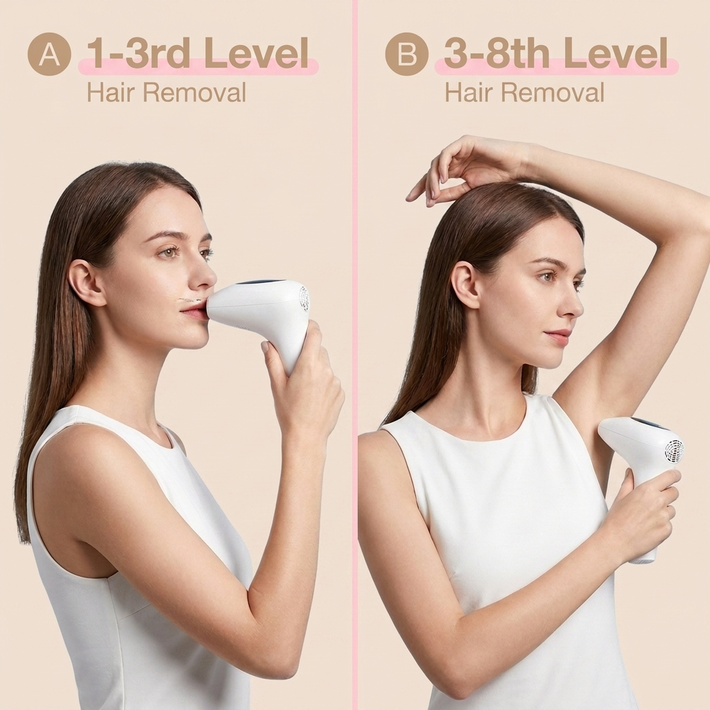 900,000 Flashes Laser IPL Hair Removal Device